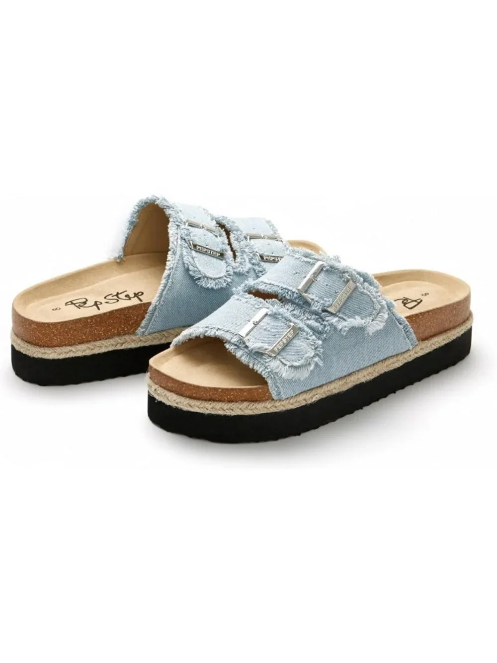 Comfortable Women's Slide Sandals with Soft Cork Footbed & Stylish Platform